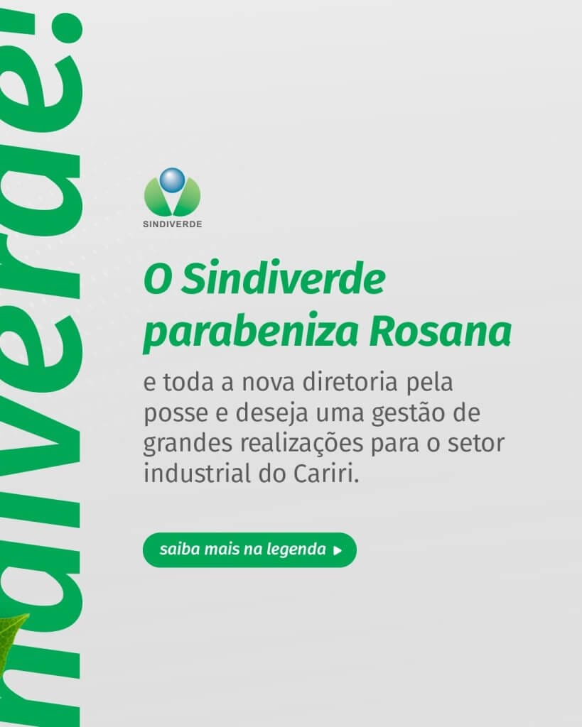 nova diretoria do Sindindústria do Cariri